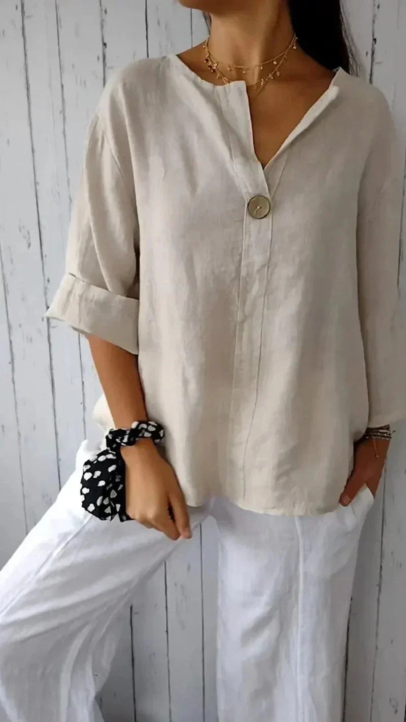 Elegant V-neck Top