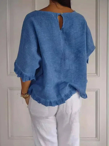 Nathalie Summer Linen Shirt