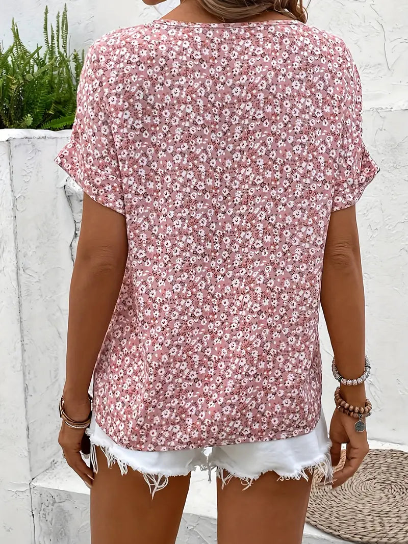 Chic Floral Confidence Blouse