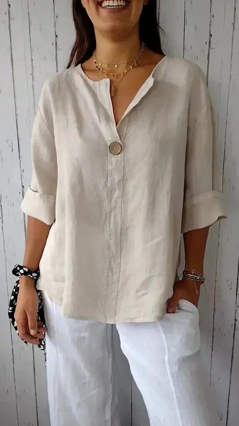 Elegant V-neck Top