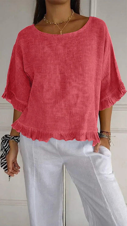 Nathalie Summer Linen Shirt