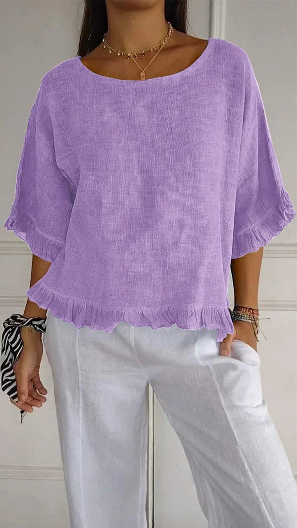 Nathalie Summer Linen Shirt