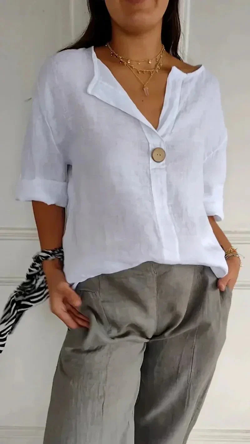 Elegant V-neck Top